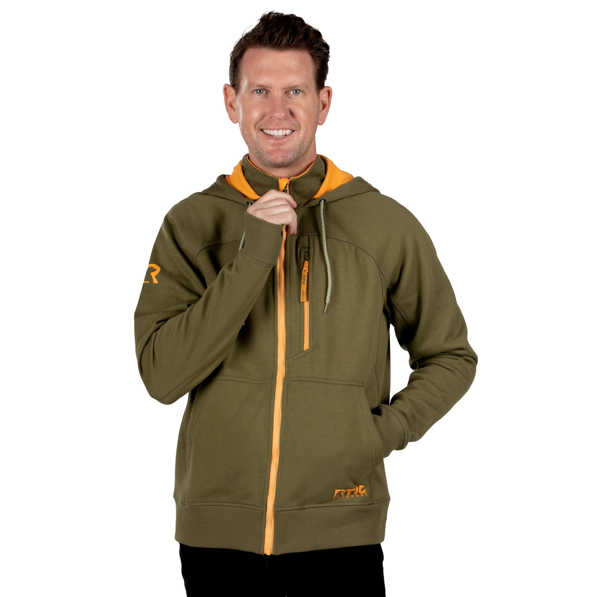 Men's Water-Repellent Full-Zip Hoodie image 14